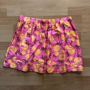 J. Crew Factory Pineapple Printed Skirt